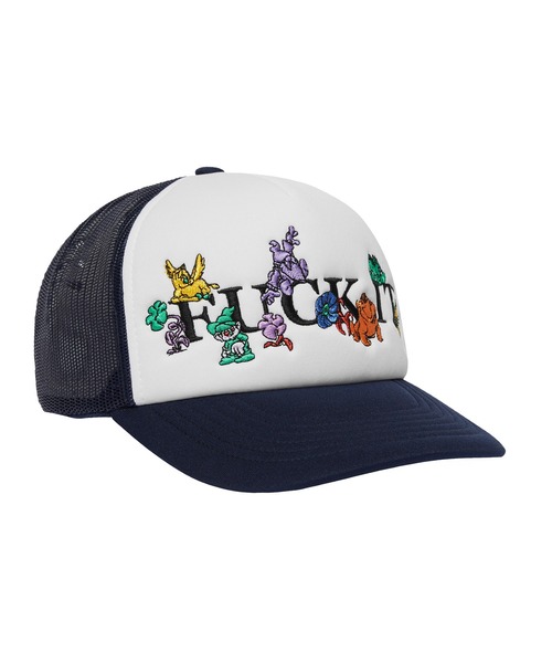 HUF(ハフ)の「TRIP TRUCKER HAT(キャップ・メンズ・ネイビー/イエロー系その他・O/S)」の6枚目の写真