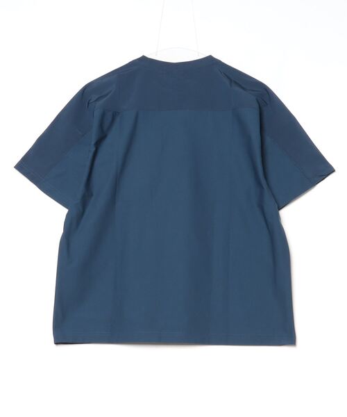 NEW BALANCE(ニューバランス)の「【別注】ニューバランス New Balance ウーブンコンビプルオーバー_ファンクション 限定コラボ(Tシャツ/カットソー・メンズ・ブラック/ネイビー/サンドグレー・S/M/L/LL/3L)」の4枚目の写真