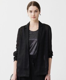 iCB ウールストレッチツイル ダブル前ジャケット ICB L 【マガジン掲載】ウールストレッチツイル ダブル前