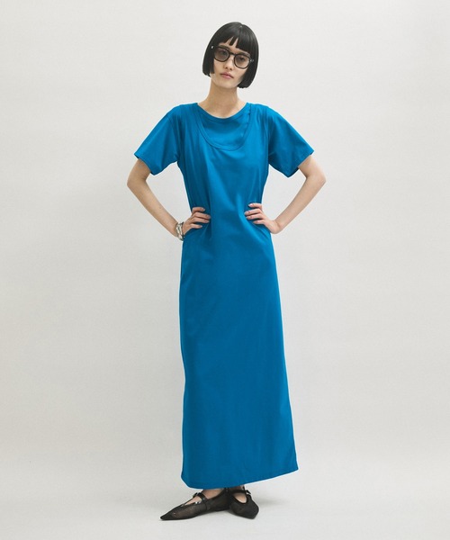 ハーフスリーブポロシャツワンピース／アダムエロペ（ADAM ET ROPE