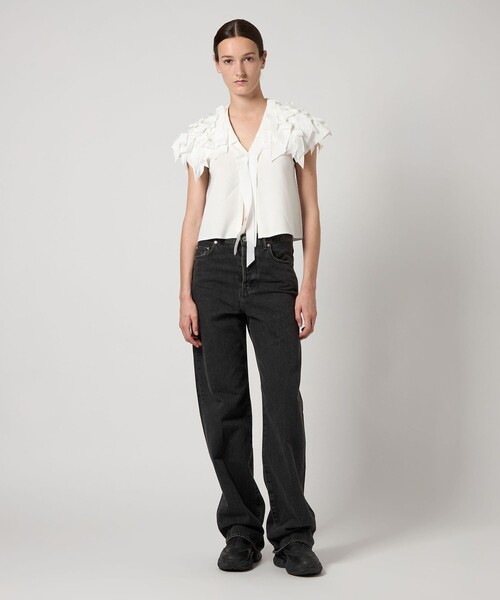 AEWEN MATOPHリボンテープ ノースリーブ ニット 新品未使用タグ付き UNITED ARROWS｜<AEWEN MATOPH>リボンテープ ノースリーブ