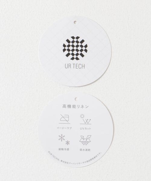 URBAN RESEARCH DOORS(アーバンリサーチドアーズ)の「『WEB/一部店舗限定サイズ』『UR TECH 高機能リネン』キャンディースリーブブラウス(シャツ/ブラウス・レディース・レッド/ブルー/ブラック・MEDIUM/LARGE)」の17枚目の写真