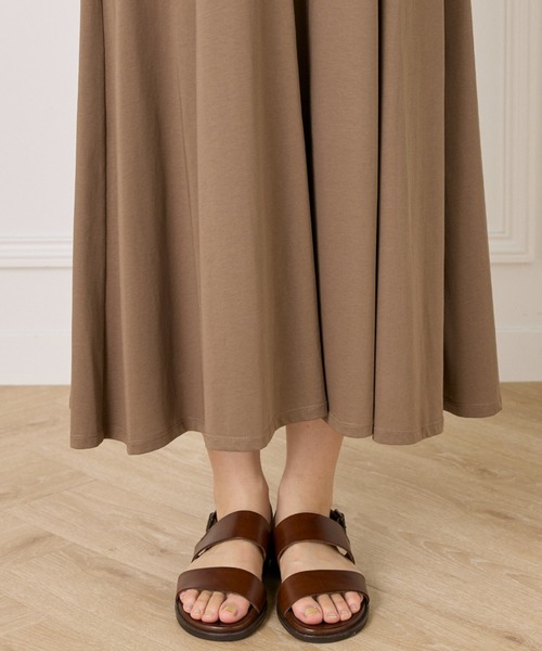 INED（イネド）の「【UVカット】フレアカットワンピース（ワンピース・レディース・モカ/ブラック・9号/11号）」の10枚目の写真