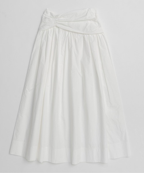 MAISON SPECIAL（メゾンスペシャル）の「Voluminous Tuck Flare Skirt/ボリューミータックフレアスカート【MAISON SPECIAL/メゾンスペシャル】（スカート・レディース・ホワイト/ベージュ/ブラック・36/38）」の13枚目の写真