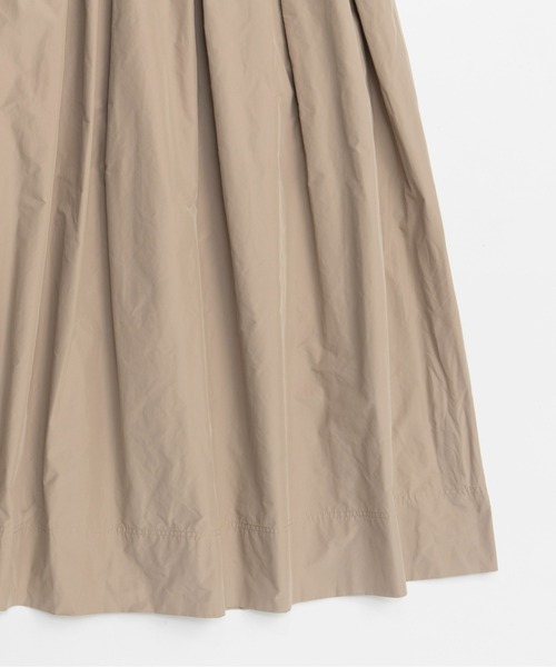 セール】Voluminous Tuck Flare Skirt/ボリューミータックフレア