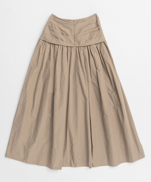 MAISON SPECIAL（メゾンスペシャル）の「Voluminous Tuck Flare Skirt/ボリューミータックフレアスカート【MAISON SPECIAL/メゾンスペシャル】（スカート・レディース・ホワイト/ベージュ/ブラック・36/38）」の17枚目の写真