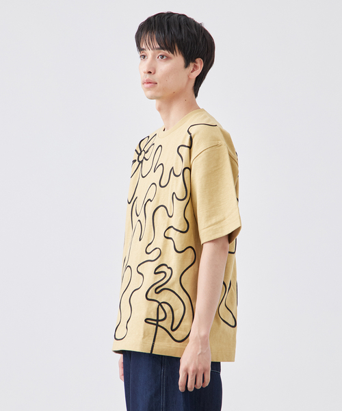 【関税込】 半袖 Tシャツ - ベージュ 6.5OZ ヘビーウェイト Tシャツ（Tシャツ／カットソー）｜B.C