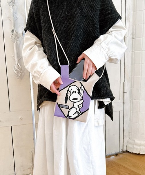 ROOTOTE(ルートート)の「IPベビールーPeanuts-9T(ショルダーバッグ・レディース・サックスブルー/ブルー/ホワイト系その他/コーラル/ベージュ・FREE)」の12枚目の写真