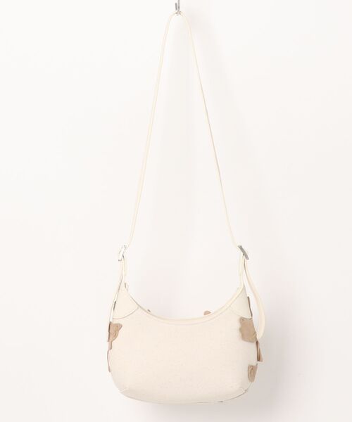 Desigual(デシグアル)の「フラワーアップリケミニハンドバッグ ショルダー(ボディバッグ/ウエストポーチ・レディース・ホワイト・FREE)」の6枚目の写真