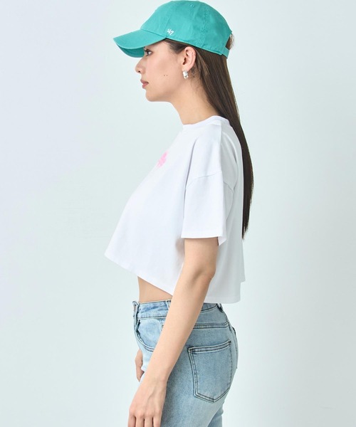 ANAP(アナップ)の「クロップド ネオンロゴ Tシャツ(Tシャツ/カットソー・レディース・ブラック/ピンク/ホワイト・FREE)」の21枚目の写真
