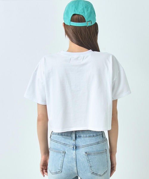 ANAP(アナップ)の「クロップド ネオンロゴ Tシャツ(Tシャツ/カットソー・レディース・ブラック/ピンク/ホワイト・FREE)」の14枚目の写真