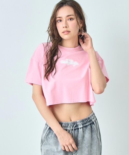 ANAP(アナップ)の「クロップド ネオンロゴ Tシャツ(Tシャツ/カットソー・レディース・ブラック/ピンク/ホワイト・FREE)」の13枚目の写真