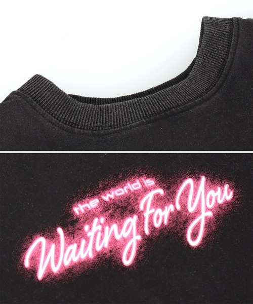 ANAP(アナップ)の「クロップド ネオンロゴ Tシャツ(Tシャツ/カットソー・レディース・ブラック/ピンク/ホワイト・FREE)」の8枚目の写真