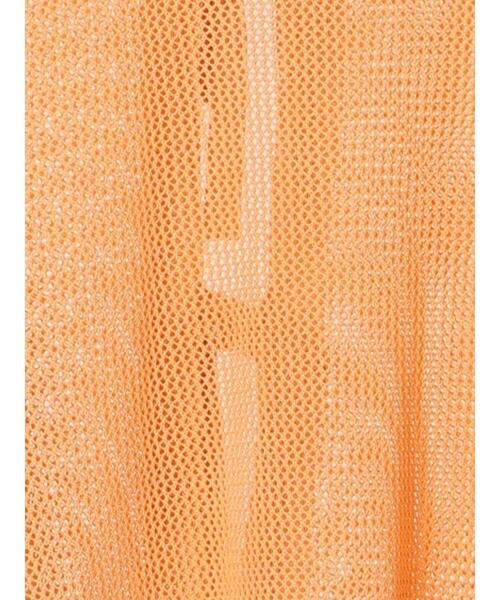 ehka sopo（エヘカソポ）の「メッシュリボンカーディガン（カーディガン/ボレロ・レディース・グリーン/キナリ/オレンジ/サックスブルー・F）」の8枚目の写真