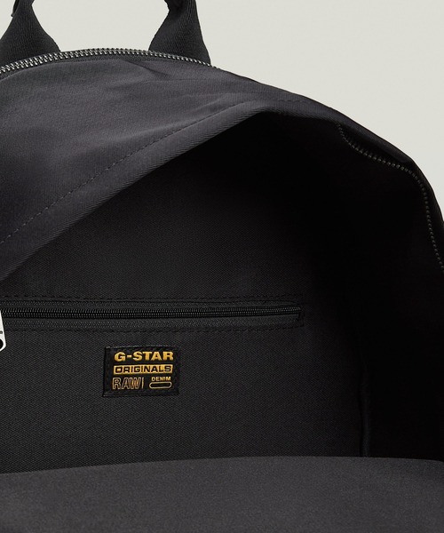 G-STAR（ジースター）の「【UNISEX】City Backpack 2.0/シティーバックパック/軽量撥水（バックパック/リュック・メンズ・ネイビー/ブラック・ONE SIZE）」の4枚目の写真