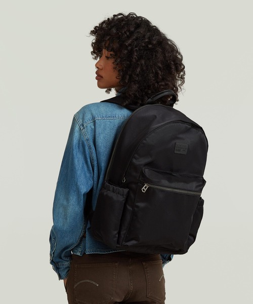 G-STAR（ジースター）の「【UNISEX】City Backpack 2.0/シティーバックパック/軽量撥水（バックパック/リュック・メンズ・ネイビー/ブラック・ONE SIZE）」の5枚目の写真