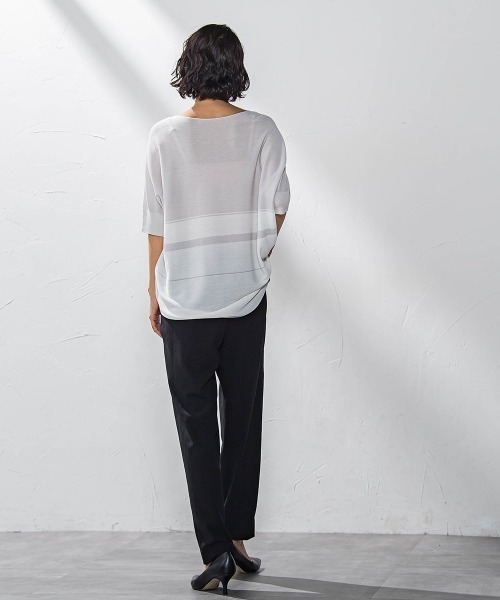 la.f…(ラエフ)の「キレリテーパードパンツ≪洗濯機で洗える≫(スラックス・レディース・キャメル/チャコールグレー/ブラック・11号/9号/7号)」の19枚目の写真