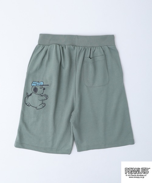 PEANUTS(ピーナッツ)の「PEANUTS カレッジ柄プリントミニ裏毛ハーフパンツ(その他パンツ・メンズ・オートミール/チャコール/ライトカーキ・LL/L/M)」の10枚目の写真