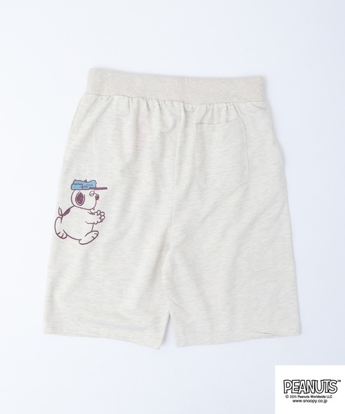 PEANUTS(ピーナッツ)の「PEANUTS カレッジ柄プリントミニ裏毛ハーフパンツ(その他パンツ・メンズ・オートミール/チャコール/ライトカーキ・LL/L/M)」の22枚目の写真