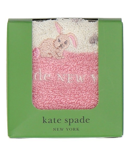 kate spade new york（ケイトスペード ニューヨーク）の「タオルハンカチ ギフトボックス入り（ハンカチ/ハンドタオル・レディース・ピンク/ネイビー/グレー・FREE）」の2枚目の写真