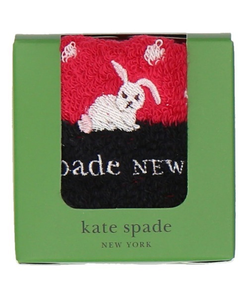 kate spade new york（ケイトスペード ニューヨーク）の「タオルハンカチ ギフトボックス入り（ハンカチ/ハンドタオル・レディース・ピンク/ネイビー/グレー・FREE）」の3枚目の写真