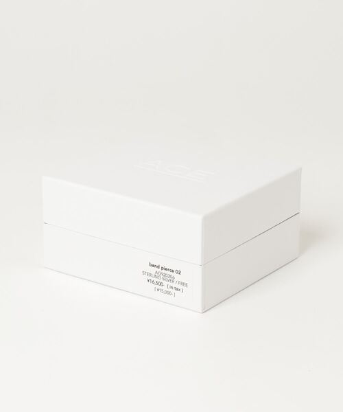 ACE by MORIZANE(エースバイモリザネ)の「【ACE by morizane】band pierce 02(ピアス(片耳用)・メンズ・シルバー・FREE)」の3枚目の写真