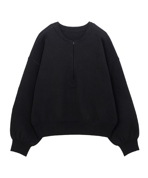 RANAN（ラナン）の「ハーフジップスウェットライクニット（ニット