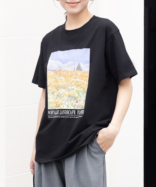 ONEP STAR(ワンピスター)の「5typeプリントTシャツ(Tシャツ/カットソー・レディース・ホワイト系その他/ホワイト系その他3/ブラック系その他4/ホワイト/ブラック系その他3/ホワイト系その他4/ブラック系その他/ブラック/ブラック系その他5/ホワイト系その他5・MEDIUM)」の21枚目の写真
