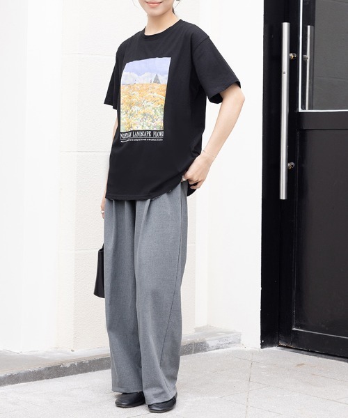 ONEP STAR(ワンピスター)の「5typeプリントTシャツ(Tシャツ/カットソー・レディース・ホワイト系その他/ホワイト系その他3/ブラック系その他4/ホワイト/ブラック系その他3/ホワイト系その他4/ブラック系その他/ブラック/ブラック系その他5/ホワイト系その他5・MEDIUM)」の19枚目の写真