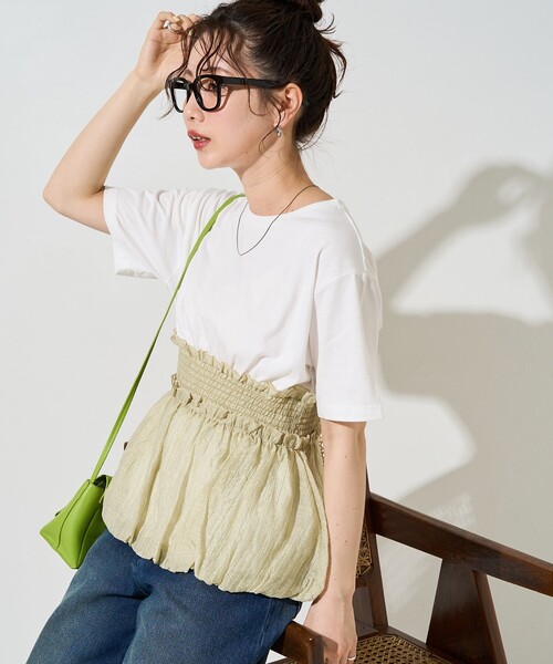 値下げします！！　アルベロ　半袖トップス シアーベロアT|allureville OFFICIAL SITE / ONLINE SHOP