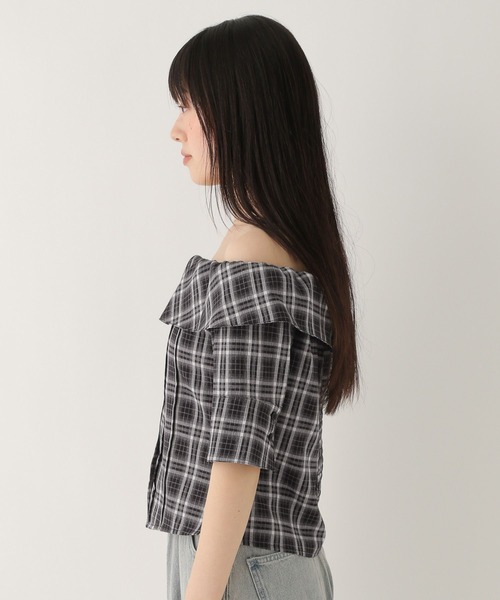 Heather（ヘザー）の「アソートオフショルシャツ（半袖）　575216（シャツ/ブラウス・レディース・ホワイト系その他/ブラック系その他/ブラウン系その他・FREE）」の18枚目の写真