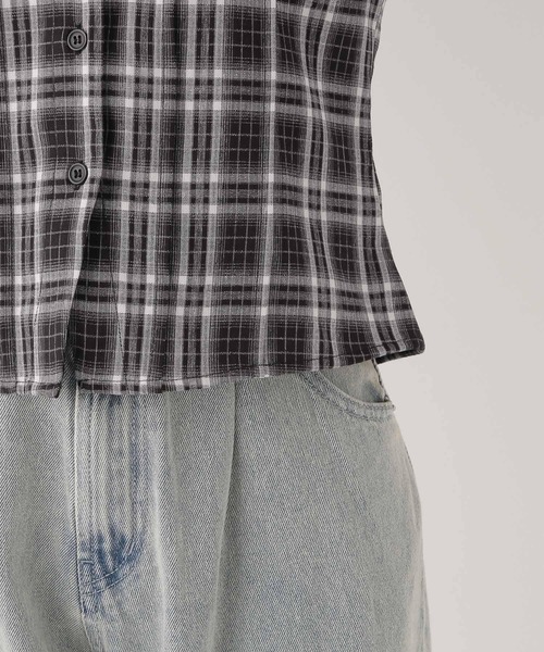 Heather（ヘザー）の「アソートオフショルシャツ（半袖）　575216（シャツ/ブラウス・レディース・ホワイト系その他/ブラック系その他/ブラウン系その他・FREE）」の13枚目の写真