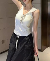 Chick | Camisole with hood / フード付きタンクトップ(タンクトップ)