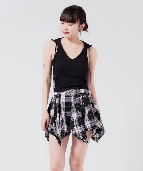 Camisole with hood / フード付きタンクトップ（タンクトップ