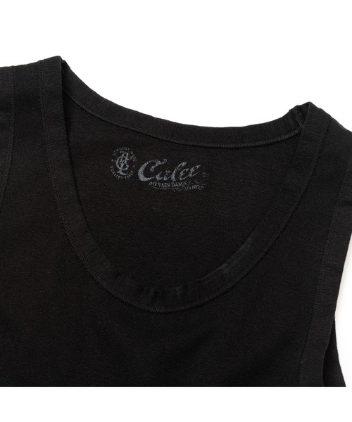 CALEE（キャリー）の「VINTAGE REPRODUCT TANK TOP <EXCLUSIVE>（タンクトップ・メンズ・ブラック/ホワイト・FREE）」の4枚目の写真