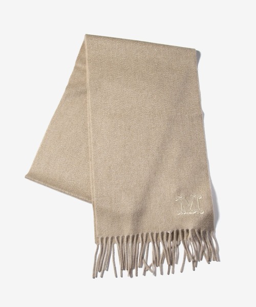 MAX MARA STOLA 28X206 CM CASHMERE CON M GRAZIATA マックス