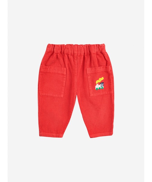 BOBO CHOSES(ボボショーズ)の「Bobo Choo Choo corduroy pants(その他パンツ・キッズ・レッド・18MONTH/24MONTH/12MONTH/3MONTH/6MONTH)」の1枚目の写真