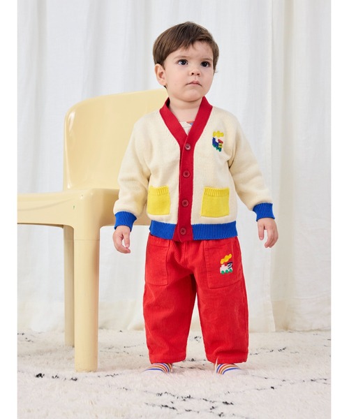 BOBO CHOSES(ボボショーズ)の「Bobo Choo Choo corduroy pants(その他パンツ・キッズ・レッド・18MONTH/24MONTH/12MONTH/3MONTH/6MONTH)」の5枚目の写真