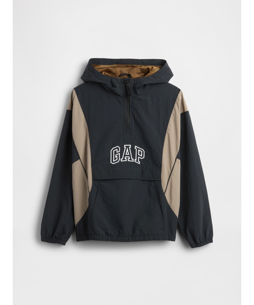 GAP(ギャップ)の「リサイクル素材100% ナイロン アノラック ジャケット (キッズ )(ナイロンジャケット・キッズ・ネイビー/ブラック・110cm/120cm/130cm/140cm/150cm/160cm)」の4枚目の写真