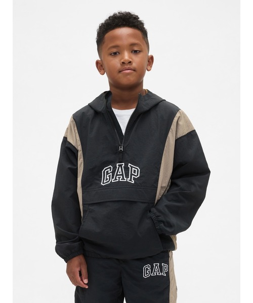 セール】リサイクル素材100% ナイロン アノラック ジャケット (キッズ