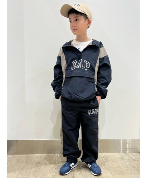 GAP(ギャップ)の「リサイクル素材100% ナイロン アノラック ジャケット (キッズ )(ナイロンジャケット・キッズ・ネイビー/ブラック・110cm/120cm/130cm/140cm/150cm/160cm)」の14枚目の写真
