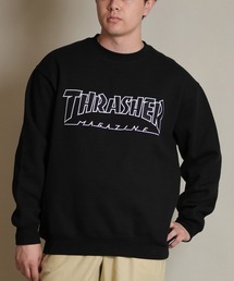 THRASHER/スラッシャー トレーナー スウェット クルーネック ロゴ 裏起毛 254TH1TR063