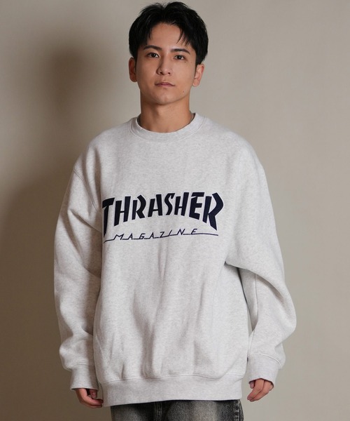 セール】THRASHER/スラッシャー トレーナー スウェット クルーネック