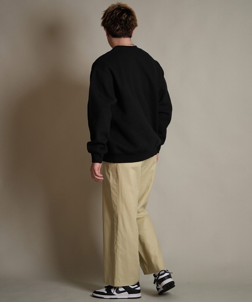 THRASHER(スラッシャー)の「THRASHER/スラッシャー トレーナー スウェット クルーネック ロゴ 裏起毛 254TH1TR063(スウェット・メンズ・ホワイト/ネイビー/ブラック・M/L/XL)」の15枚目の写真