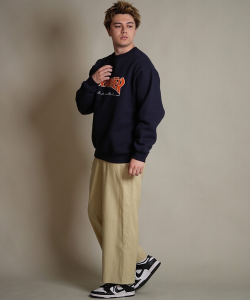 THRASHER(スラッシャー)の「THRASHER/スラッシャー トレーナー スウェット クルーネック ロゴ 裏起毛 254TH1TR063(スウェット・メンズ・ホワイト/ネイビー/ブラック・M/L/XL)」の20枚目の写真