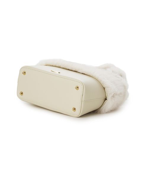 LILY BROWN（リリーブラウン）の「エコファーコンビ2wayトート（トートバッグ・レディース・アイボリー/ブラック/ピンクベージュ/ライトブルー/ライトグレー/チェック・F）」の20枚目の写真