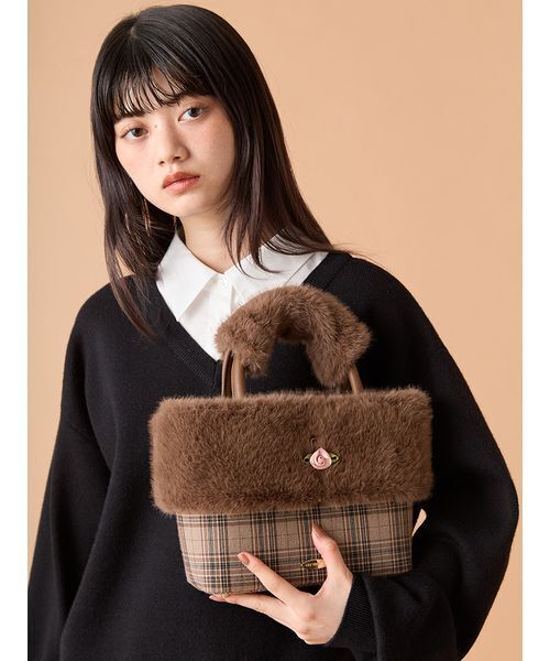 エコファーコンビ2wayトート（トートバッグ）｜LILY BROWN（リリー