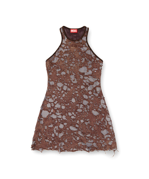 DIESEL（ディーゼル）の「ウィメンズ ミニドレス D-ILMY（ドレス・レディース・ダークブラウン・X-SMALL/SMALL）」の5枚目の写真