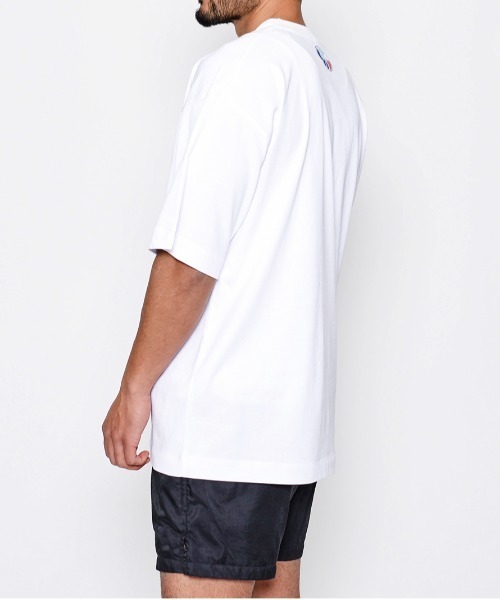 Sunny Smith(サニースミス)の「へビーオンス Cool Smith ロゴプリント Tシャツ 半袖(Tシャツ/カットソー・メンズ・チャコール/オフホワイト/レッド・LARGE/MEDIUM)」の19枚目の写真