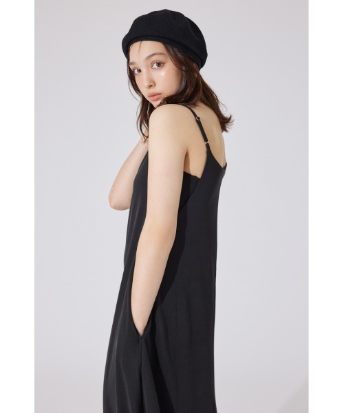rienda（リエンダ）の「リラックスカットキャミワンピース 秋服 夏服（ワンピース・レディース・バーガンディー/ベージュ/ブラック・FREE）」の17枚目の写真